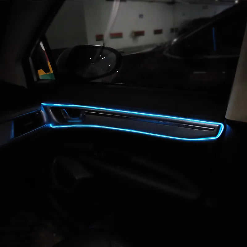 LED Car Interior Neon Strip Light USB Ambient Atmosphere Light