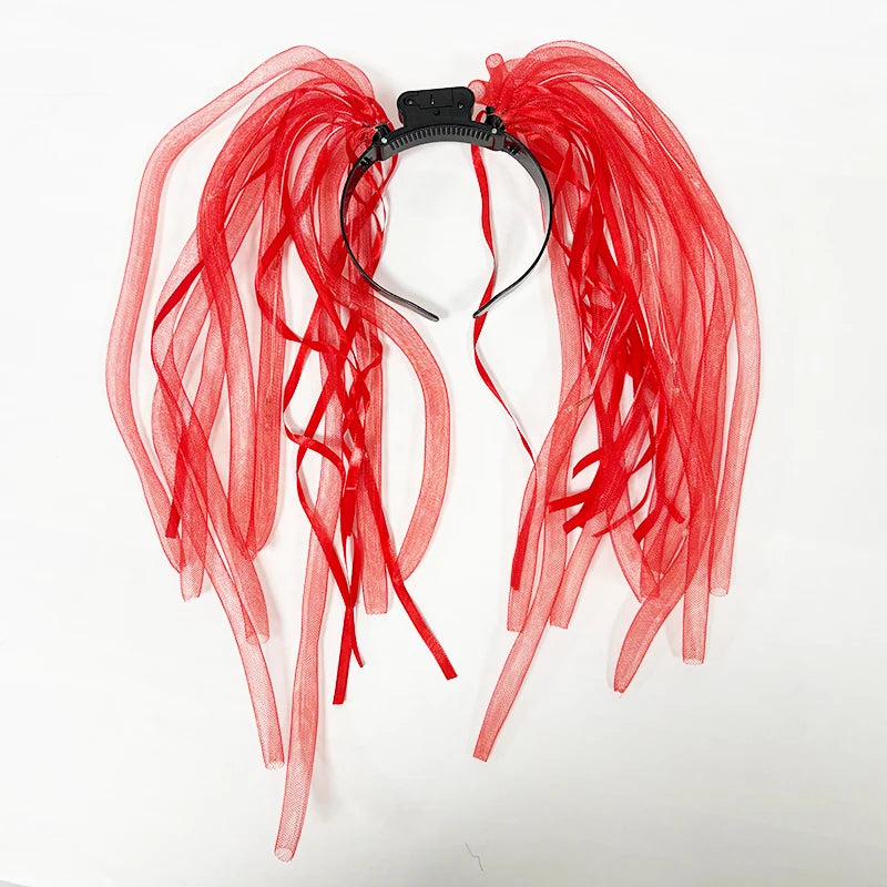 LED Flashing Party Headband Noodle Bachelorette Rave Costume
