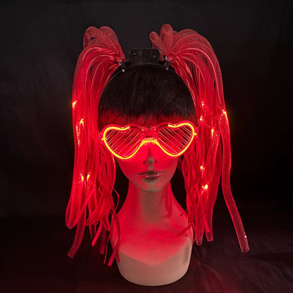 LED Flashing Party Headband Noodle Bachelorette Rave Costume