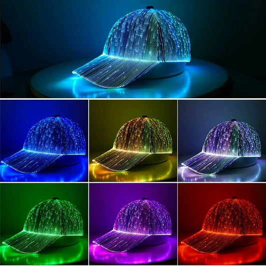 LED Light-Up Baseball Hat Party Cap
