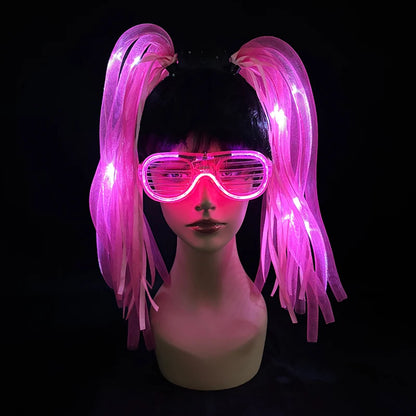 LED Flashing Party Headband Noodle Bachelorette Rave Costume
