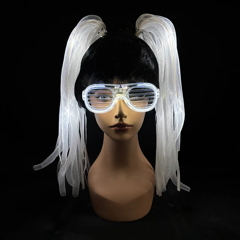 LED Flashing Party Headband Noodle Bachelorette Rave Costume