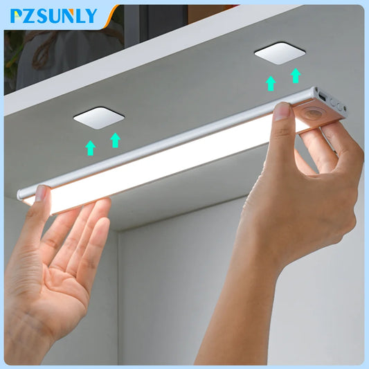 LED Motion Sensor Cabinet Light Wireless USB Indoor Lighting