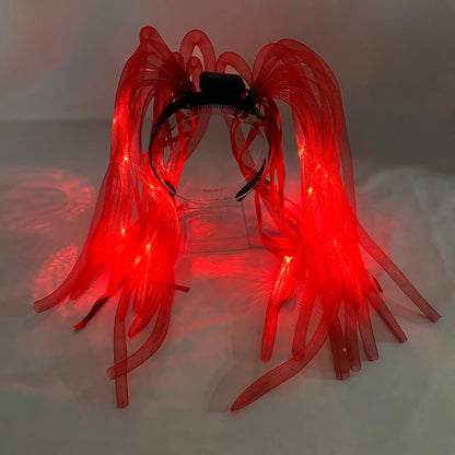 LED Flashing Party Headband Noodle Bachelorette Rave Costume